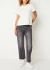 Levi's Ribcage high waist straight leg cropped jeans met lichte wassing online kopen