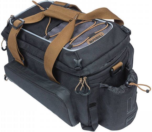 Basil bagagedragertas Miles 9 36 liter polyester zwart/bruin online kopen