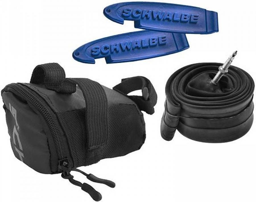 Schwalbe zadeltas 0, 7 liter met binnenband 26 x 1.75 zwart online kopen