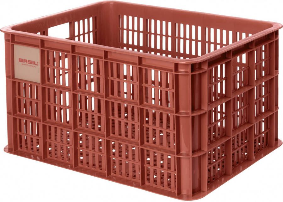 Basil Fietskrat Crate large 40 liter 34 x 49 x 27 cm terra red online kopen