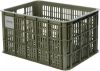 Basil Fietskrat Crate large 40 liter 34 x 49 x 27 cm moss green online kopen