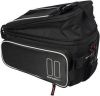 Basil bagagedragertas sport design trunkbag 7 tot 15 liter Zwart online kopen
