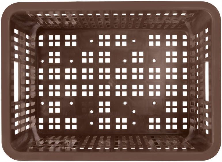 Basil Fietskrat Crate large 40 liter 34 x 49 x 27 cm chocolate brown online kopen