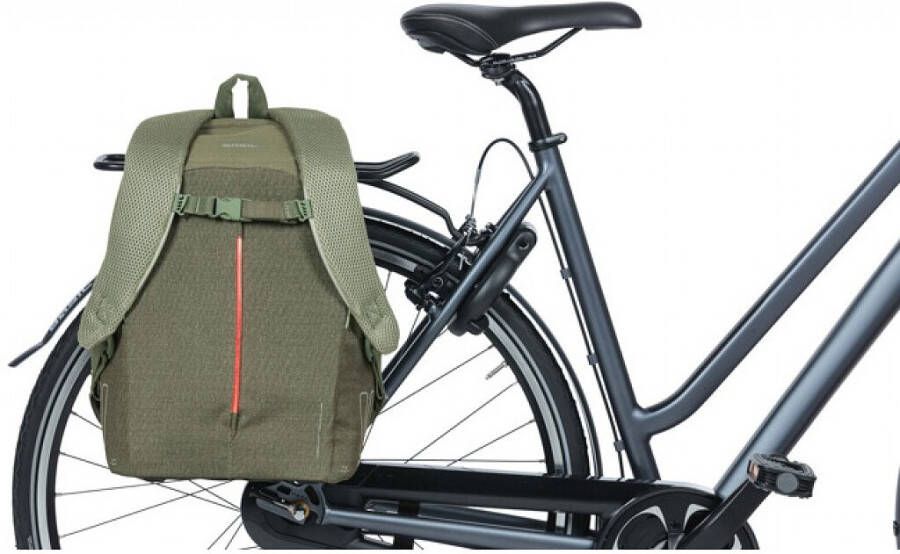 Basil fietsrugzak voor 13 inch laptop b safe commuter nordlicht 13... Groen online kopen