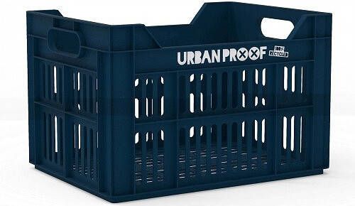 Urban Proof fietskrat 30 liter polypropyleen donkerblauw online kopen