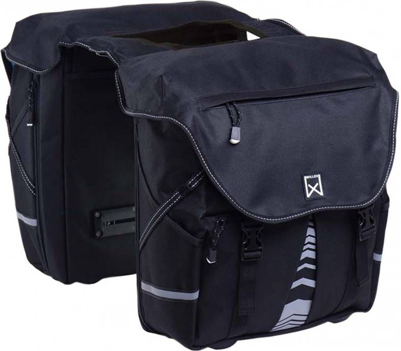 Willex Dubbele bagagetas 1200 28 liter zwart online kopen