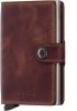 Secrid Miniwallet Portemonnee brown Vintage leather Dames portemonnee online kopen