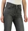 Levi's Ribcage high waist straight leg cropped jeans met medium wassing online kopen